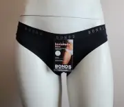 Bonds Ladies WZ5WBY BAC Black Invisitails Microfibre Bikini Brief Size 16 New