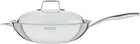 Tramontina Grano Stainless Steel Wok with Tri-Ply Body, Lid and Long Handle, ...