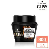 在飛比找momo購物網優惠-【施華蔻】Gliss黑珍珠極致賦活修護髮膜 300ml