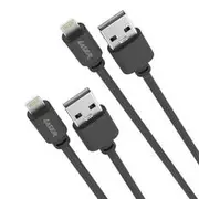LASER MFi Lightning Cable Black 2M 2 Pack - CB-MFIA2BB2-L