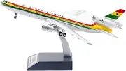 Pre-Built Model Aircraft 27CM Scale Die-cast Alloy Airplane Model 1/200 for Ghana Airways Mcdonnell Douglas DC-10-30 9G-ANA Miniature Airplane Model