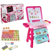 Kids Art Easel Double Sided Whiteboard Chalkboard Drawing Learning Painting Gift