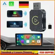 2 in 1 Wireless Carplay Adapter Android Auto Adapter USB Auto Dongle Connect Box