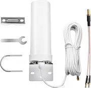 4G LTE Antenna SMA Connector Outdoor Antenna Omnidirectional SMA Antenna Compatible with 3G 4G Router Modem Waterproof for Router Mobile Hotspot Wireless Home Phone
