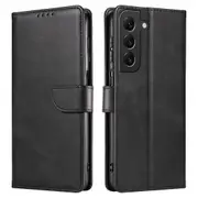For Samsung Galaxy S23 Phone Case Square Magnetic Clasp Stand Wallet Leather Flip Phone Case