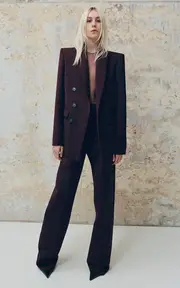 [Alex Perry] Oversized Wool Suiting Blazer