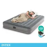 INTEX 雙層雙人加大充氣床-寬152CM(USB電源-內建電動幫浦) (64114)