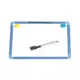 巨倫 高級藍框 迷你型小白板（附磁石2個+白板筆1支）20x30cm /片 A-1109