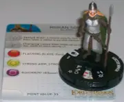 ROHAN SOLDIER #009 Lord of the Rings: The Two Towers LotR HeroClix