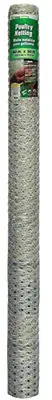 60" x 50', 1" Mesh, Galvanized Poultry Netting, 20 Gauge. Chicken Wire 125696