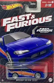 Hot Wheels Fast And Furious Nissan Silvia (S15) Purple #3/10 New