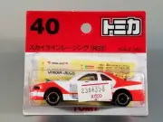 TOMY Tomica Nissan Skyline GT-R R33 w/ Decal Sheet / #40 / Rare Blister Card