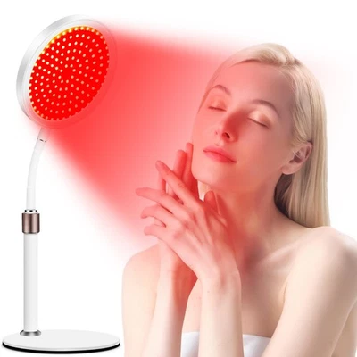 Base Upgraded 3-in-1 Chip Infrared Light Therapy Lamp, 100 LEDs 660nm & 850nm...