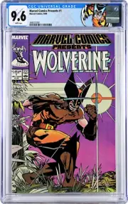 Marvel Comics Presents #1 (1988) CGC 9.6, ✮ Mint Case! White! ⭑ Wolverine Label!