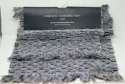 French Connection Arta Stonewash Beaded Cotton 2-Pc. Bath Rug SET - Indigo