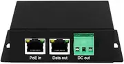 Atelierate Industrial Home Isolated PoE Gigabit Splitter High Power 12V/24V Output Support IEEE802/3AF/AT/BT 90W