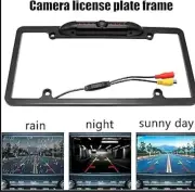 LICENSE PLATE REAR Vw /REVERSE /BACK UP CAMERA Ym-706 Infared Weatherproof 170°