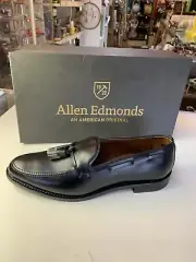 Allen Edmonds Grayson Dress Tassel Loafer Black 8217 10.5 B MSRP $395 Sale! $225