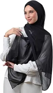[Bokitta] Patented Pin-less Instant Hijab - CHIFFON
