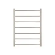Radiant Brushed Nickel 600 x 800mm Round Heated Towel Rail (Right Wiring) BN-RTR01RIGHT