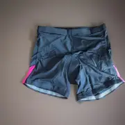Women's XL CANARI Cycling Dream Shorts Panther Pink Padded Drawstring Cycling