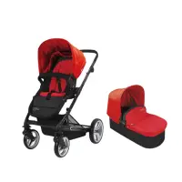 在飛比找momo購物網優惠-【莫菲思】統支 兩色可選 運動型可替換座椅+提籃兩件式嬰幼兒