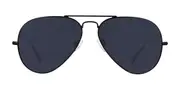 Men's Sunglasses - Pilot Metal Black Full Rim - SmartBuy Collection