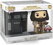 Funko US Exclusive Deluxe Pop Harry Potter Rubeus Hagrid with Leaky Cauldron Diagon Alley 8.3 cm