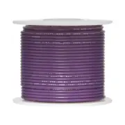 18 AWG Gauge TXL Automotive Stranded Hook Up Wire, 100 ft, Violet, 60 Volts