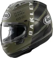 Arai RX-7V Evo Maverick Oakley Helmet, black-green, Size L for Men Black Green