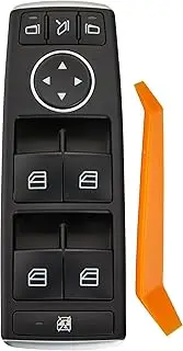 Power Window Switch Fits for Mercedes-Benz Benz CLA250 CLA45 AMG,GLE350,GLE400,GLE500, ML250 ML350 ML400 ML500 ML63AMG ETC.Driver Side Control Door vidrios Master Switch.Replaces 1669054400
