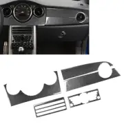 6Pcs Center Console Dashboard Panel Cover For BMW Mini Cooper R50 R53 2005-2006 (for: Mini)