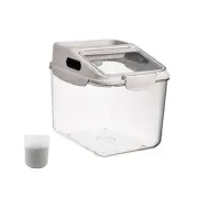 5.5LB Dog Food Storage Container, Airtight Pet Treat Bin M:10"L x 9"W x 7.5"H