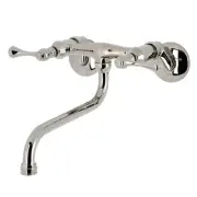 Kingston Brass KS315 Kingston 1.2 GPM Wall Mounted Bridge - Nickel
