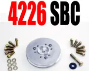 BLOWER SHOP 4226 1 V ACCESSORY SMALL BLOCK CHEVY PULLEY WITH BOLTS