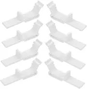 HAMPPLIES 8pcs Replacement Clips for Vertical Blinds Pom Material Elegant Design for Window Treatments Reliable and Aesthetic Blind Parts