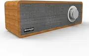 Portable Bt Speaker Wooden Wirel Multifunctional Stereo Speakers Powerful Handheld Soundbox Multicolor