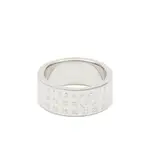 [Mm6 Maison Margiela] Mm6 Maison Margiela Numeric Engraved Polished Ring VII NUMERIC SILVER