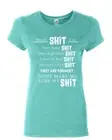 Mom's Sh*t List Women's T-Shirt Offensive Humor Mother's Day Parenting Shirt
