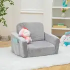 Baby Toddler Couch Sofa Chair Kids Foldable 2-in-1 Toddler Fold Out Couch Bed...