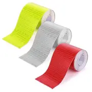3 rollos de cinta reflectante cinta reflectora autoadhesiva de 1 "x 30 pies