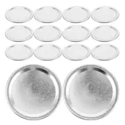 50 Pcs Mason Jar Lids Metal Cap for Canning Tinplate Drinking Jars