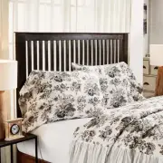 Farmhouse Standard Pillow Case Set of 2 Brown Annie / Bedroom Decor VHC Brands