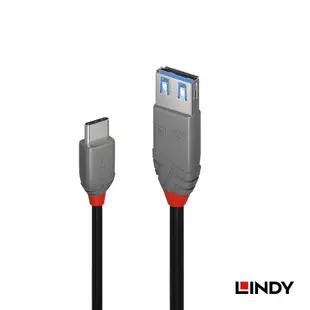 LINDY林帝 Type-C to Type-A USB3.2 Gen1 15cm 公-母/傳輸線/原價屋(36895)
