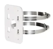 Pole Mount Bracket Heavy Duty Surveillance Camera Accessory with Clamps Cam610