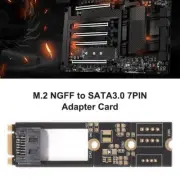M.2 B-M Key NGFF to SATA3.0 7 Pin Adapter Card for 2242 2260 2280 SDD Connector