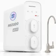 Tankless Reverse Osmosis System, Pureflo Mini-Size 8 Stage Under Sink RO Wate...