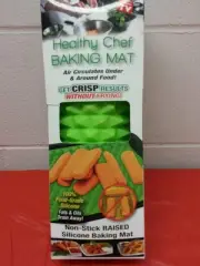 Healthy Chef Baking Mat - Pyramid Raised Silicone Baking Sheet-Green