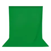 Hridz Premium Quality 2X3m Green Screen Photo Backdrop Muslin Background Studio Curtain With Pocket Background Material