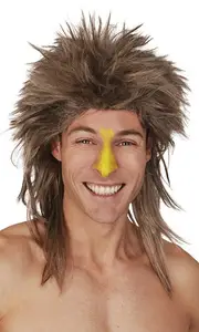 Surfer Mullet Costume Wig